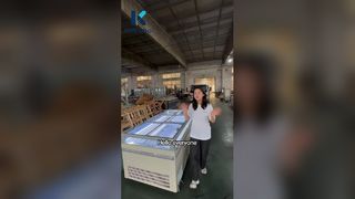 Commercial Combined Auto-Defrost Island Freezer Introduction Video